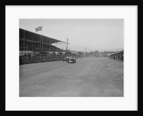 MG C type Midget of Cyril Paul and Riley of Edgar Maclure, RAC TT Race, Ards Circuit, Belfast, 1932 by Bill Brunell