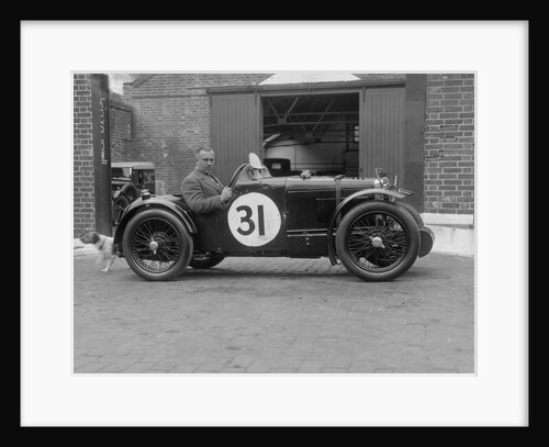 MG C type Midget of Cyril Paul at the RAC TT Race, Ards Circuit, Belfast, 1932 by Bill Brunell