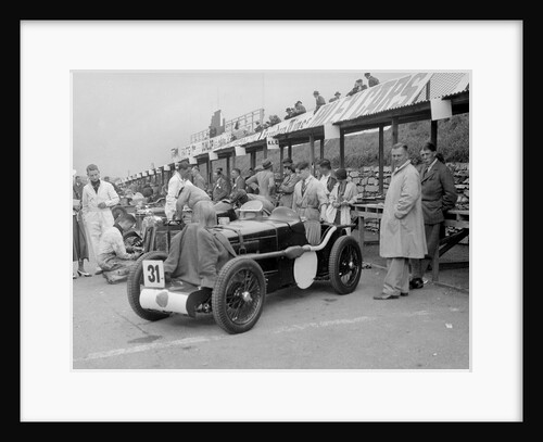 MG C type Midget of Cyril Paul in the pits at the RAC TT Race, Ards Circuit, Belfast, 1932 by Bill Brunell