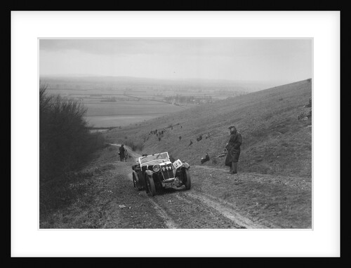MG Magna competing in a trial, Crowell Hill, Chinnor, Oxfordshire, 1930s by Bill Brunell