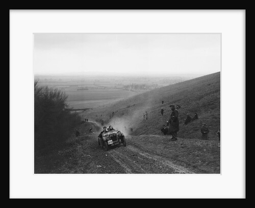 Austin Ulster competing in a trial, Crowell Hill, Chinnor, Oxfordshire, 1930s by Bill Brunell