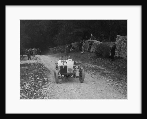 Special trials car competing in a motoring trial, Nailsworth Ladder, Gloucestershire, 1930s. by Bill Brunell