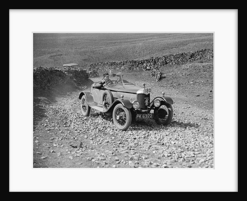 AC Acedes Six open tourer of AJ Mollart competing in the MCC Edinburgh Trial, 1929 by Bill Brunell