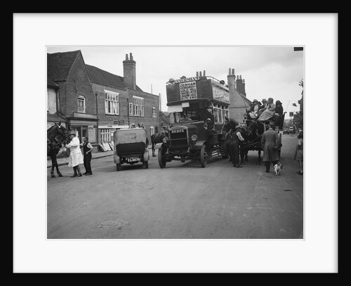 Thorneycroft double decker bus, Buckinghamshire, c1920s by Bill Brunell