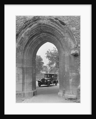 Singer 4-door saloon, St.Albans, Hertfordshire, c1920s-c1930s by Bill Brunell