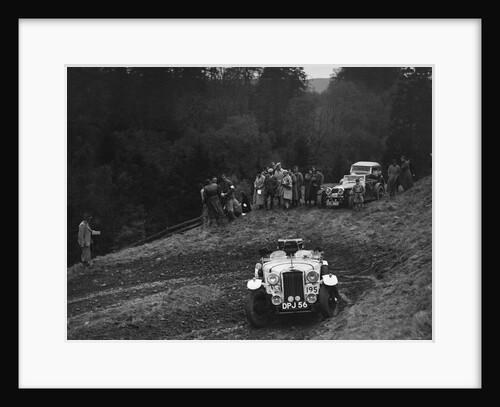 Talbot 10 sports of DH Perring competing in the MCC Edinburgh Trial, Roxburghshire, Scotland, 1938 by Bill Brunell