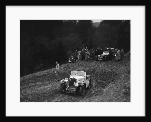 Singer of AC Challands competing in the MCC Edinburgh Trial, Roxburghshire, Scotland, 1938 by Bill Brunell