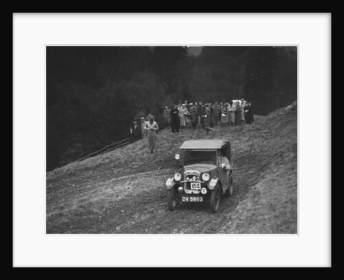 Austin 7 of L Hyland competing in the MCC Edinburgh Trial, Roxburghshire, Scotland, 1938 by Bill Brunell
