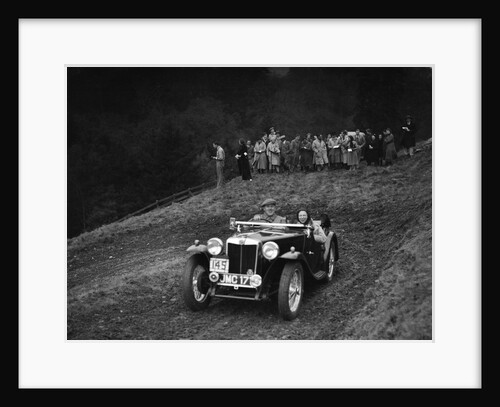 MG TA of H Stevens competing in the MCC Edinburgh Trial, Roxburghshire, Scotland, 1938 by Bill Brunell