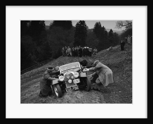 Morgan of RC Harris competing in the MCC Edinburgh Trial, Roxburghshire, Scotland, 1938 by Bill Brunell