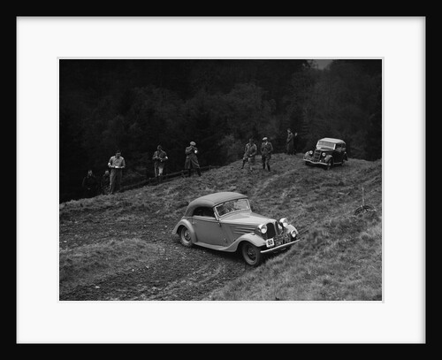 Frazer-Nash BMW of EB Wadsworth competing in the MCC Edinburgh Trial, Roxburghshire, Scotland, 1938 by Bill Brunell