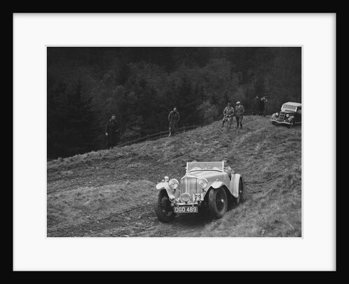 AC of LP Jaques competing in the MCC Edinburgh Trial, Roxburghshire, Scotland, 1938 by Bill Brunell