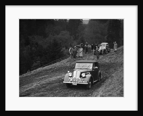 Standard of ADC Gordon competing in the MCC Edinburgh Trial, Roxburghshire, Scotland, 1938 by Bill Brunell