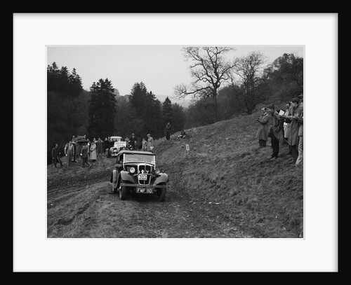 Morris of DCC Roberts competing in the MCC Edinburgh Trial, Roxburghshire, Scotland, 1938 by Bill Brunell