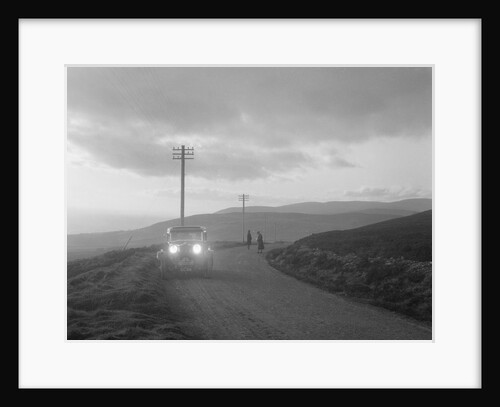 Talbot 14/45 4-door saloon of Kitty Brunell competing in the Monte Carlo Rally, Monaco, 1930 by Bill Brunell