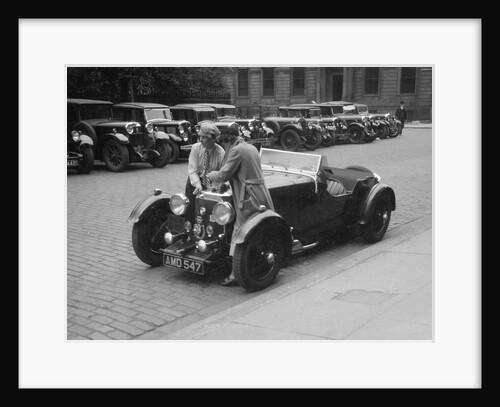 Aston Martin of Kitty Brunell at the RSAC Scottish Rally, 1933 by Bill Brunell
