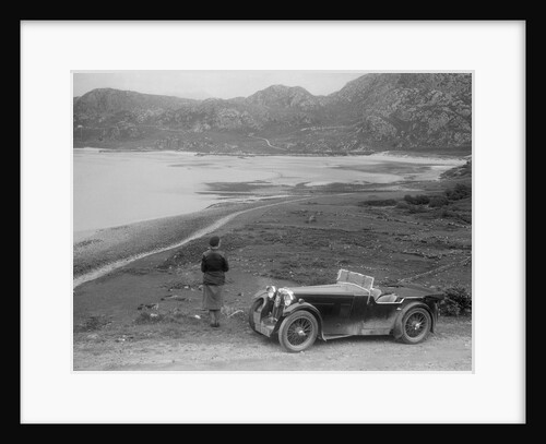 Kitty Brunell and her MG Magna at the RSAC Scottish Rally, 1932 by Bill Brunell