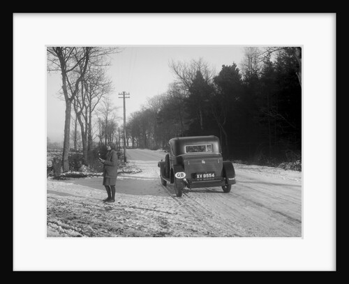 Talbot 14/45 sportsman's coupe of Kitty Brunell at the Monte Carlo Rally, 1929 by Bill Brunell