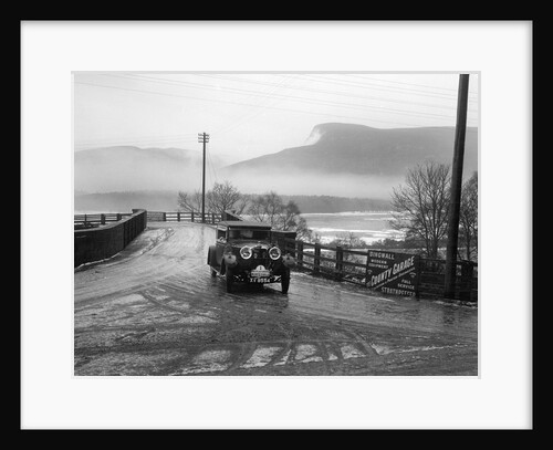 Talbot 14/45 of Kitty Brunell competing in the Monte Carlo Rally, near Strathpeffer, Scotland, 1929 by Bill Brunell