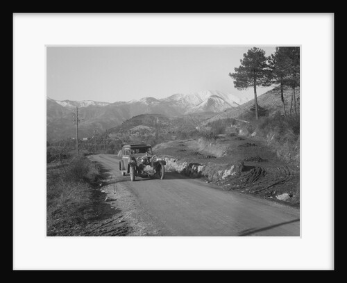 Talbot 14/45 of Kitty Brunell competing in the Monte Carlo Rally, Caithness, Scotland, 1929 by Bill Brunell