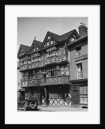 Buick outside the Feathers Hotel, Ludlow, Shropshire, c1930 by Bill Brunell