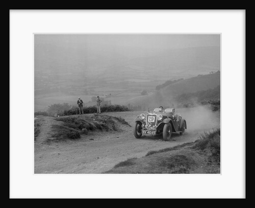 Singer competing in the Barnstaple Trial, c1935 by Bill Brunell