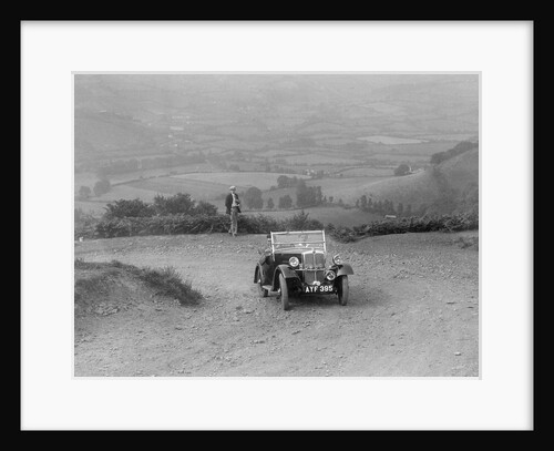 Morris Minor competing in the Barnstaple Trial, c1935 by Bill Brunell