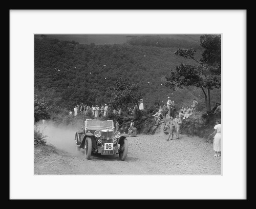 MG J2 competing in the Barnstaple Trial, c1935 by Bill Brunell
