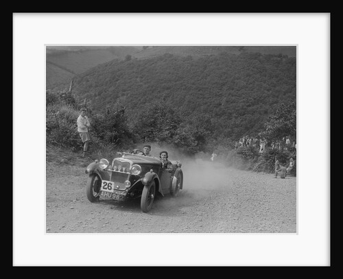 Singer competing in the Barnstaple Trial, c1935 by Bill Brunell