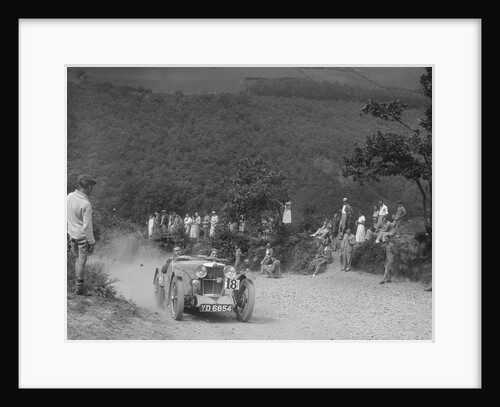 MG J2 of PS Flower competing in the Barnstaple Trial, c1935 by Bill Brunell