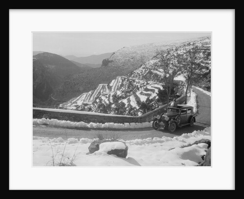 Kitty Brunell's Talbot 14/45 saloon at the Monte Carlo Rally, 1930 by Bill Brunell