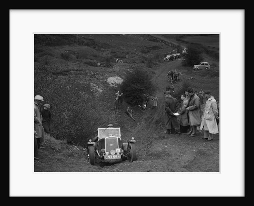Wolseley competing in the MG Car Club Abingdon Trial/Rally, 1939 by Bill Brunell