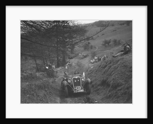 Singer competing in the MG Car Club Abingdon Trial/Rally, 1939 by Bill Brunell