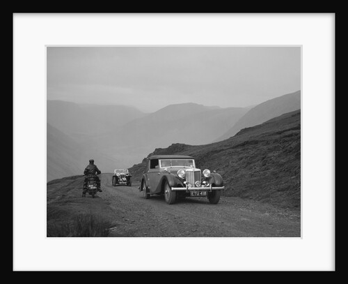 MG SA and MG PB competing in the MG Car Club Abingdon Trial/Rally, 1939 by Bill Brunell