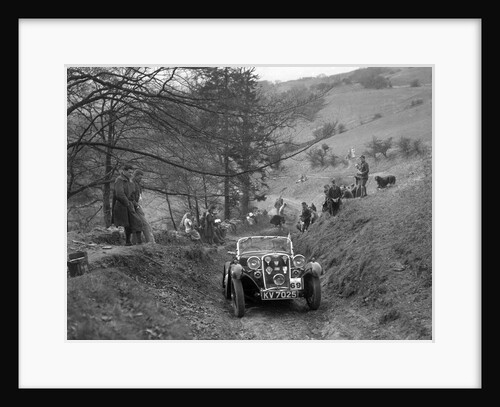 Singer Le Mans competing in the MG Car Club Abingdon Trial/Rally, 1939 by Bill Brunell