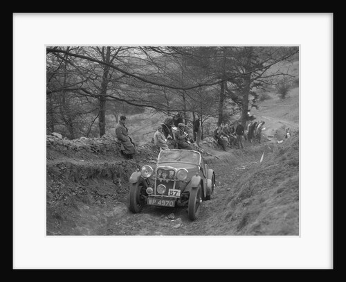 Singer Le Mans competing in the MG Car Club Abingdon Trial/Rally, 1939 by Bill Brunell