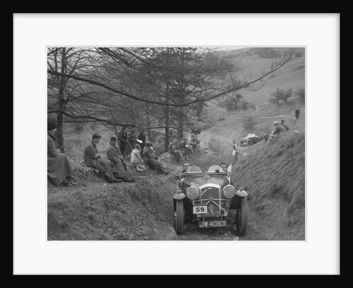 Wolseley Hornet of GK Crawford competing in the MG Car Club Abingdon Trial/Rally, 1939 by Bill Brunell