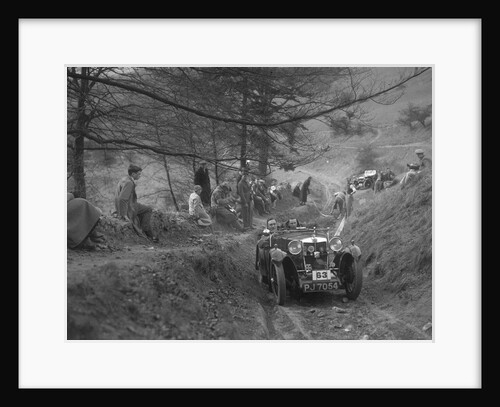 MG Magna of AL Cole competing in the MG Car Club Abingdon Trial/Rally, 1939 by Bill Brunell