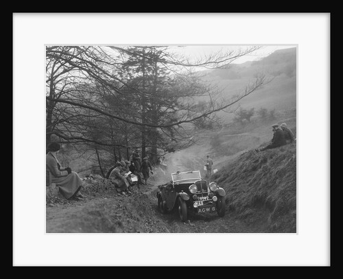 Triumph competing in the MG Car Club Abingdon Trial/Rally, 1939 by Bill Brunell