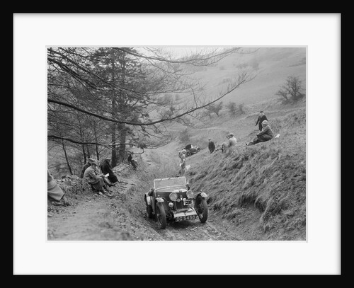 MG J2 competing in the MG Car Club Abingdon Trial/Rally, 1939 by Bill Brunell