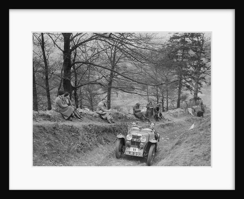 MG J2 of J Sherwell-Cooper competing in the MG Car Club Abingdon Trial/Rally, 1939 by Bill Brunell