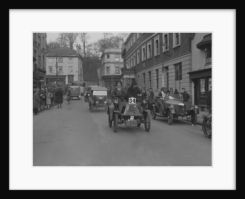 1902 Renault of W Vincent taking part in the London-Brighton Run, Reigate, Surrey, 1928 by Bill Brunell