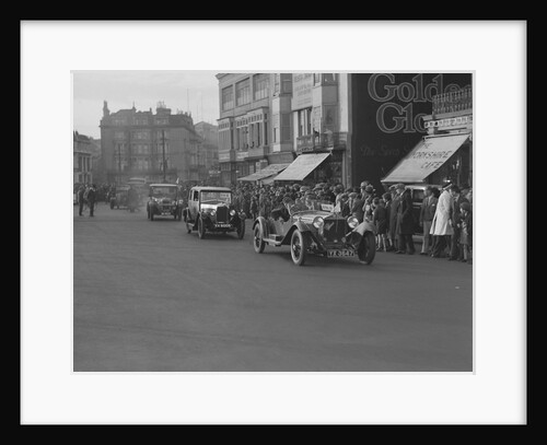 Alfa Romeo and Riley taking part in the London-Brighton Run, 1928 by Bill Brunell
