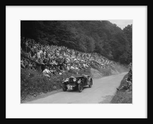 Morris special of Barbara Skinner at the MAC Shelsley Walsh Hill Climb, Worcestershire, 1932 by Bill Brunell