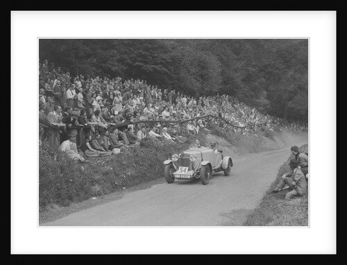 Vauxhall 30/98 competing in the MAC Shelsley Walsh Hill Climb, Worcestershire, 1932 by Bill Brunell
