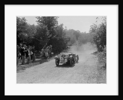 Singer Le Mans competing in the BOC Hill Climb, Chalfont St Peter, Buckinghamshire, 1932 by Bill Brunell