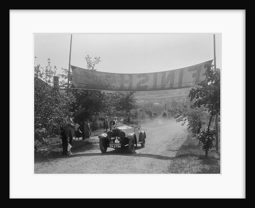 Invicta of D Munro at the finish of the BOC Hill Climb, Chalfont St Peter, Buckinghamshire, 1932 by Bill Brunell