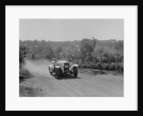 Vauxhall 30/98 of G Warburton, BOC Hill Climb, Chalfont St Peter, Buckinghamshire, 1932 by Bill Brunell