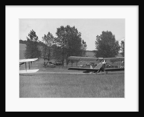 Aeroplane at the Oxford Speed Trials, c1930 by Bill Brunell
