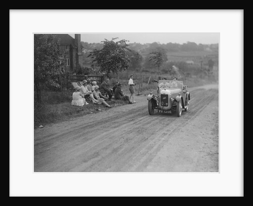 Austin Swallow of Mrs A Stanley competing in the Middlesex County AC Hill Climb, c1930 by Bill Brunell